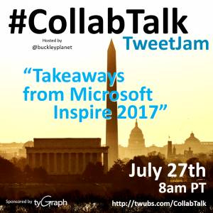 July 2017 CollabTalk TweetJam