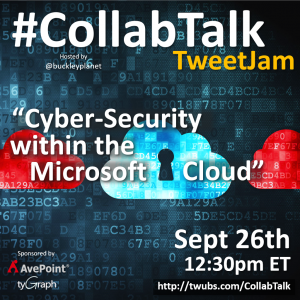 CollabTalk tweetjam on Cyber-Security within the Microsoft Cloud with AvePoint
