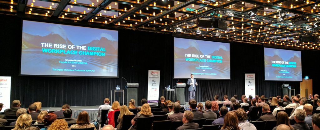 Keynoting the Digital Workplace Conference Australia in Sydney