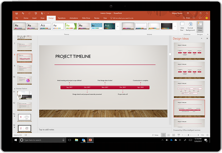 Creating beautiful timelines in PowerPoint