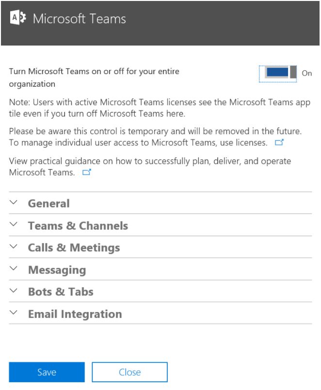 Controls over who can create Microsoft Teams