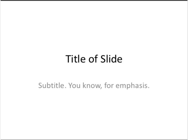 title of slide by buckleyplanet
