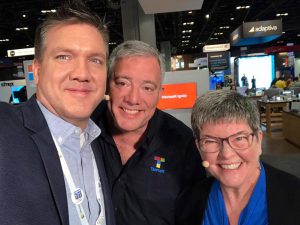 Hanging out with Paul Thurrot and Mary Jo Foley at MSIgnite