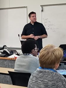 Christian Buckley presenting at SPSTC, November 2018