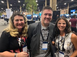 Fellow MVPs Heather Newmand and Stepahnie Donahue at MSInspire 2019