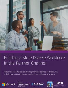 Building a more diverse workforce in the partner channel