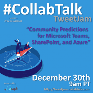 #CollabTalk TweetJam for December 30th, 2019