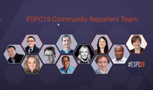 #ESPC19 Community Reporters