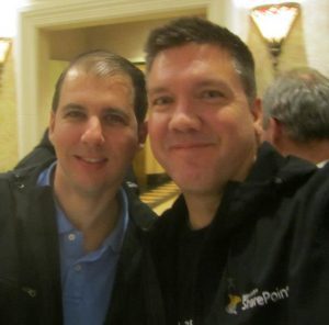 Chris Bortlik and Christian Buckley at the SharePoint Conference 2012 in Los Angeles