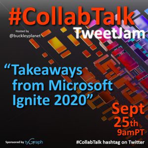 CollabTalk TweetJam for September 2020