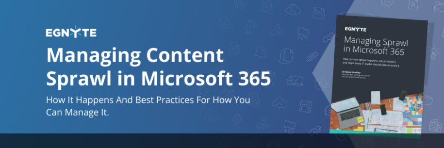 Managing Content Sprawl in Microsoft 365