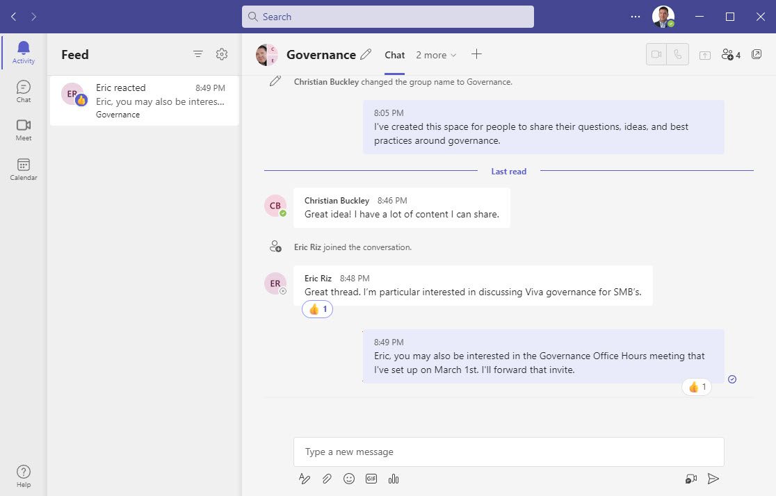 Use case for using the free version of Microsoft Teams