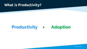 Productivity = Adoption